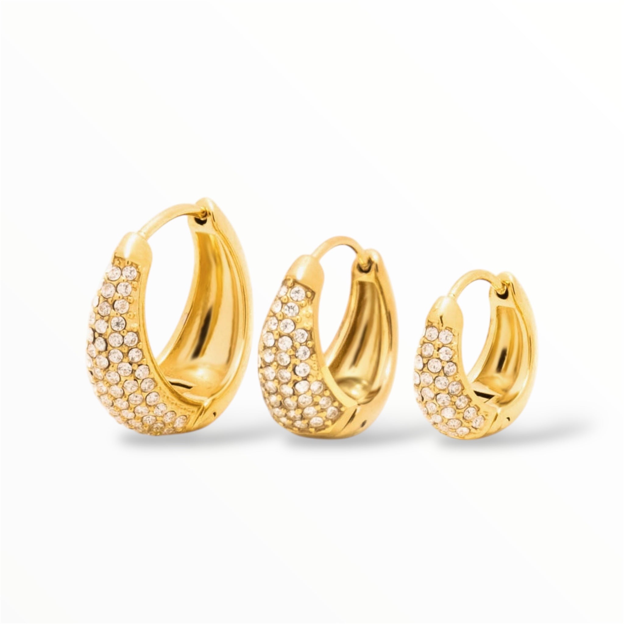 ORECCHINI CHUNKY PAVE’