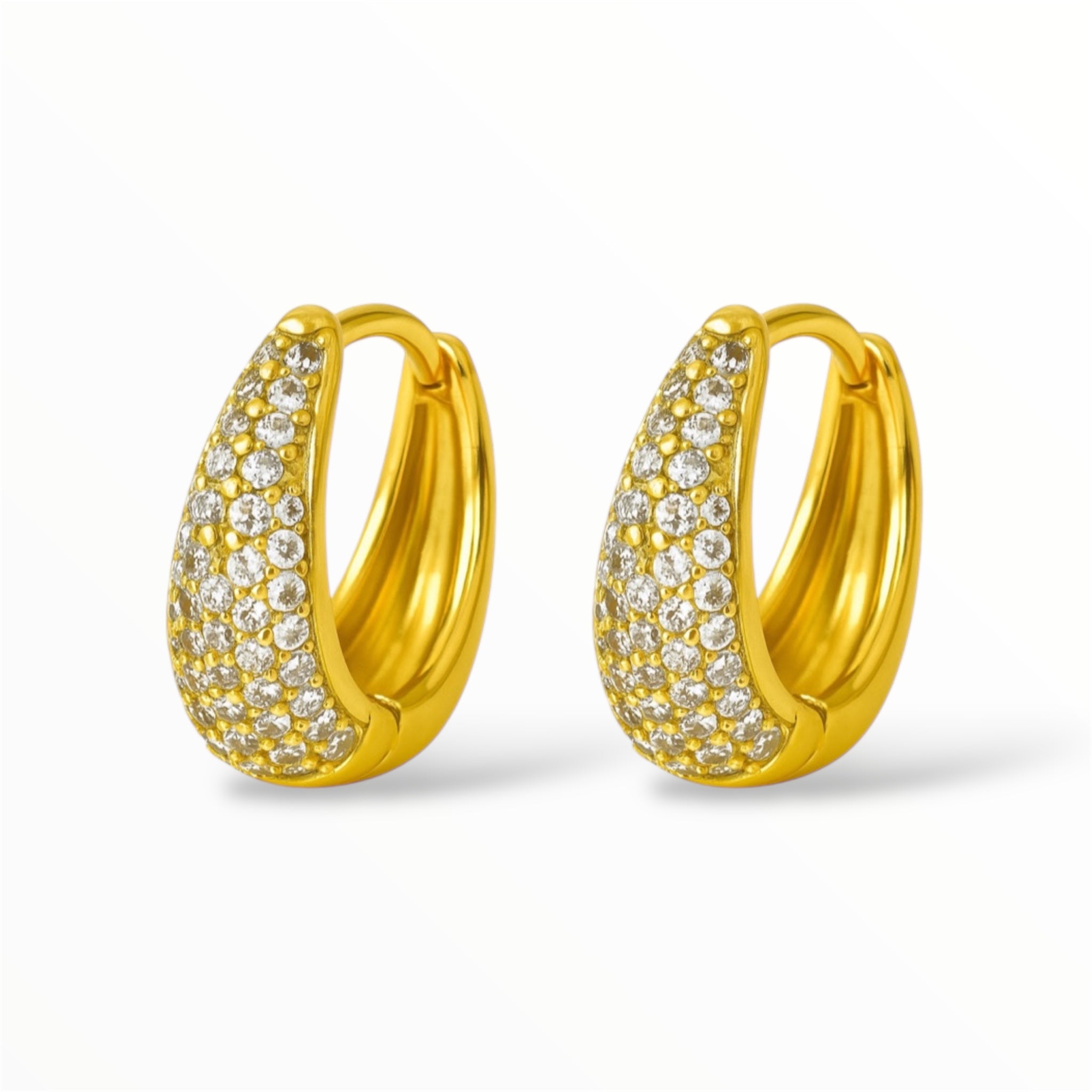 ORECCHINI CHUNKY PAVE’