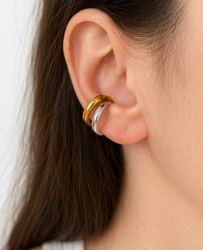 EARCUFF DOUBLE BICOLOR