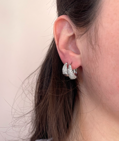 ORECCHINI CHUNKY PAVE’