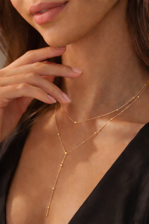 Collana Eleganza a Cascata – Raffinatezza che illumina ogni tuo momento💎